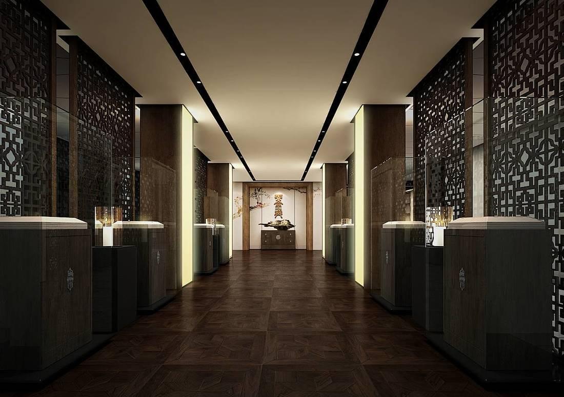 珠宝店设计,酒店会所设计,工装设计施工-1