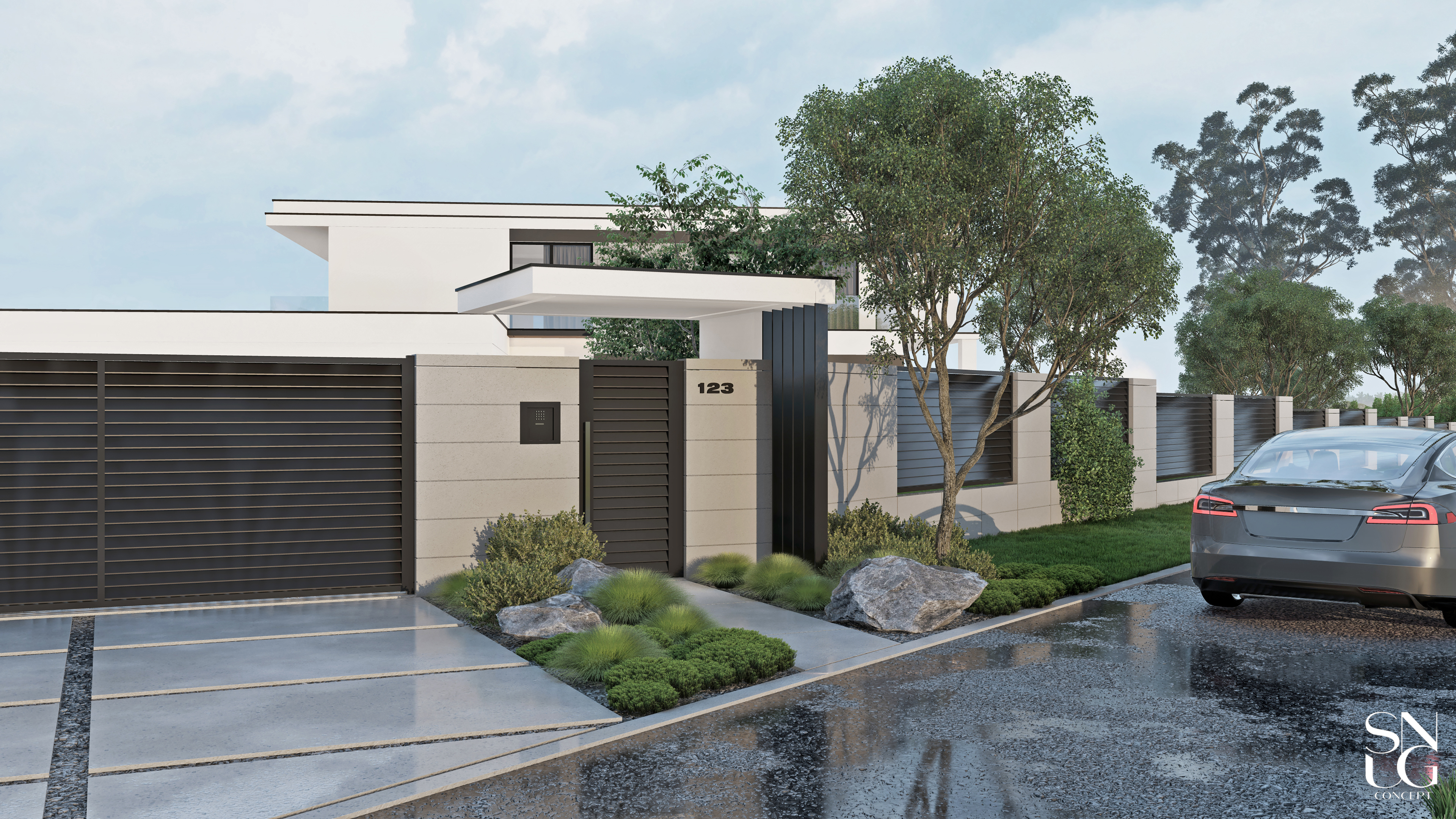 马伊达内克外部设计

注：E·terior可能是Exterior的拼写错误马伊达内克是波兰的一个地名，有著名的马伊达内克集中营 丨Snug Concept-1