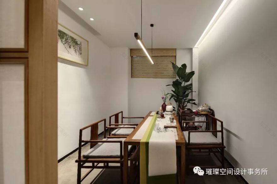 茗语轩 | 禅意茶空间的璀璨设计-28