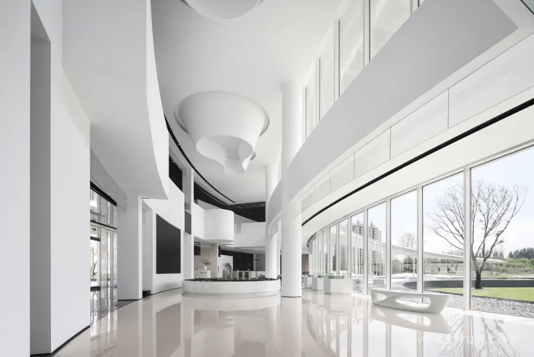 南通滨江规划馆 | 现代简约与自然共融的生态空间-129