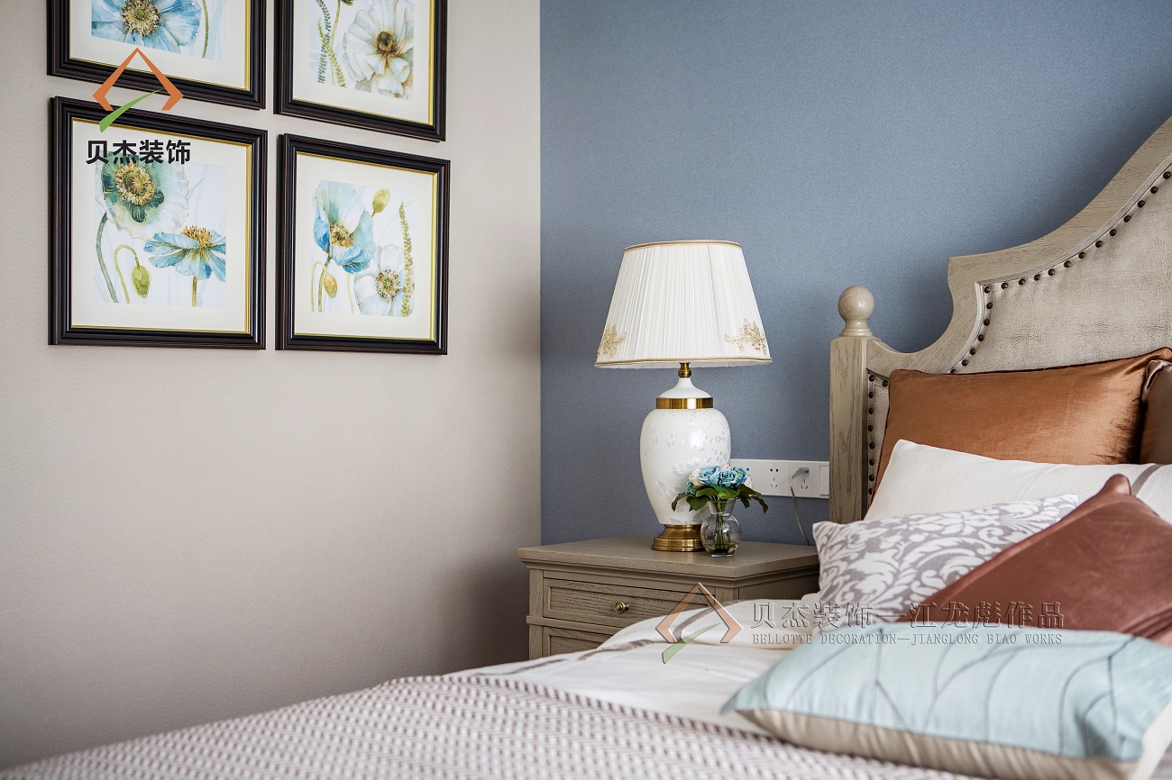 【贝杰装饰】— 天伦名苑丶美式风格《梦·绽放》-41