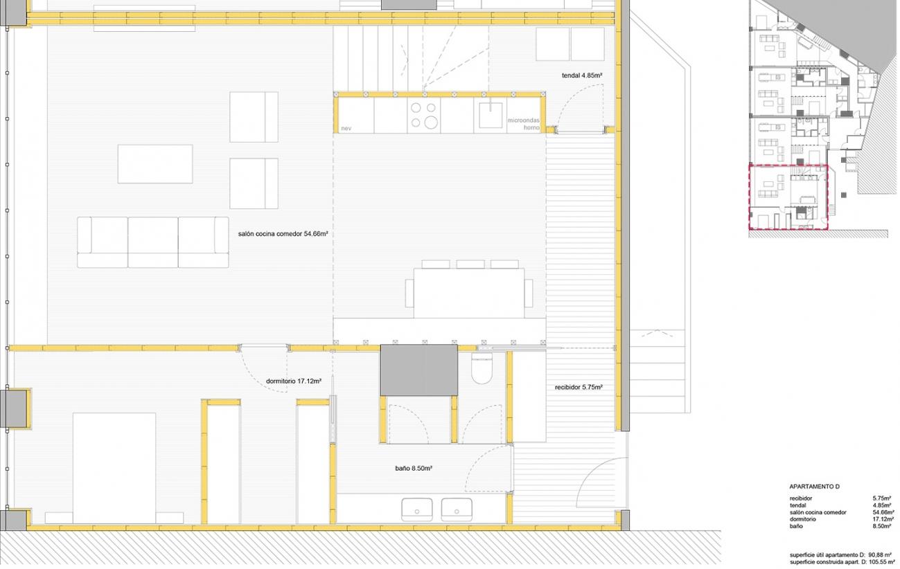 西班牙Santiago公寓单元改造丨ansedequintans arquitectos-62