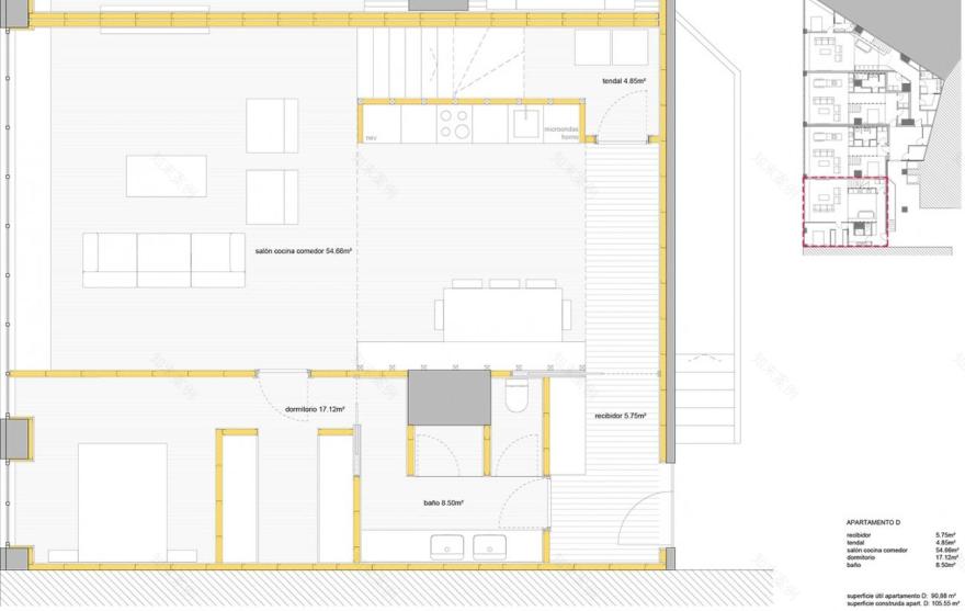 西班牙Santiago公寓单元改造丨ansedequintans arquitectos-62
