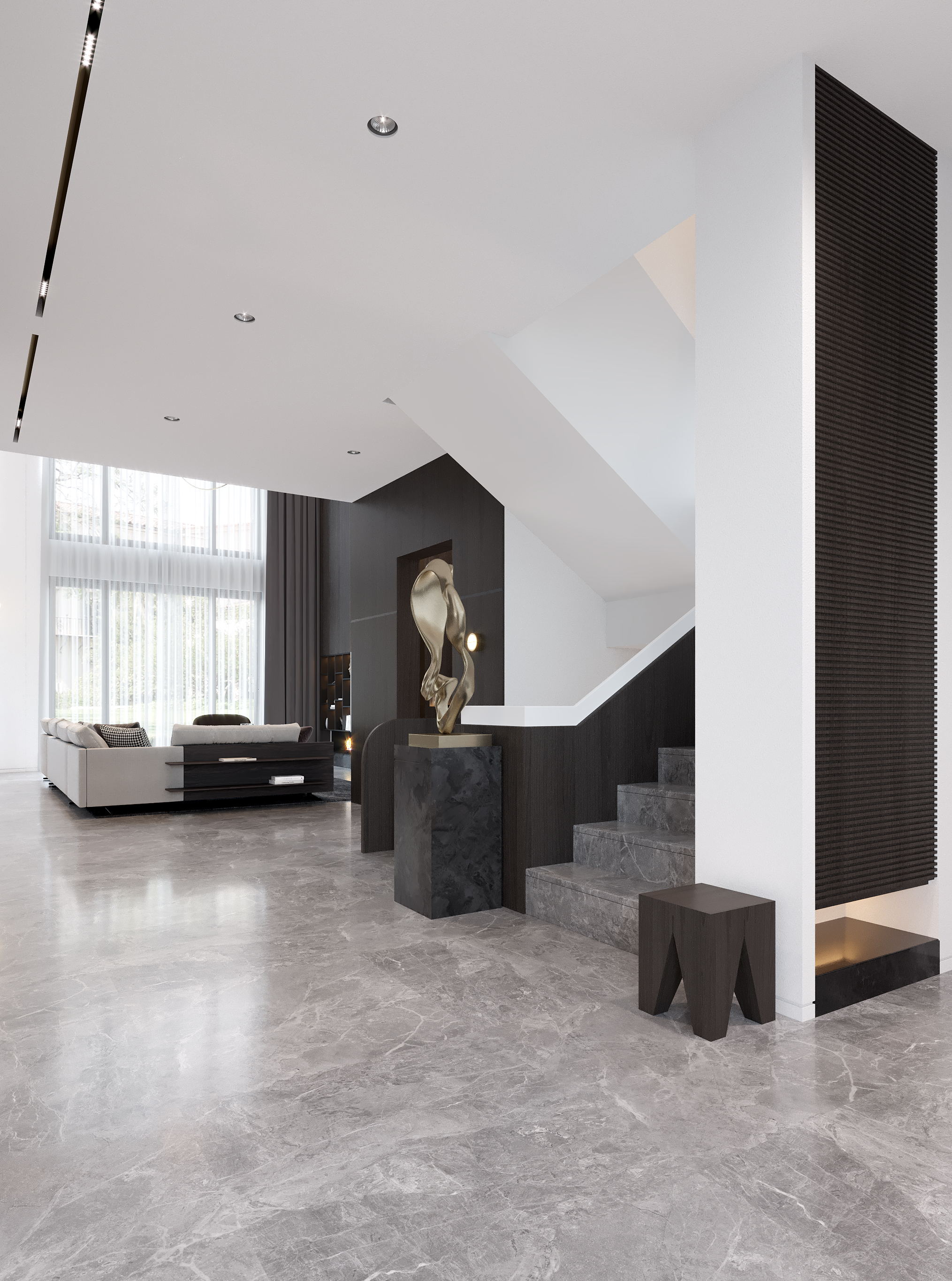 厦门共道设计事务所打造现代空间别墅-8