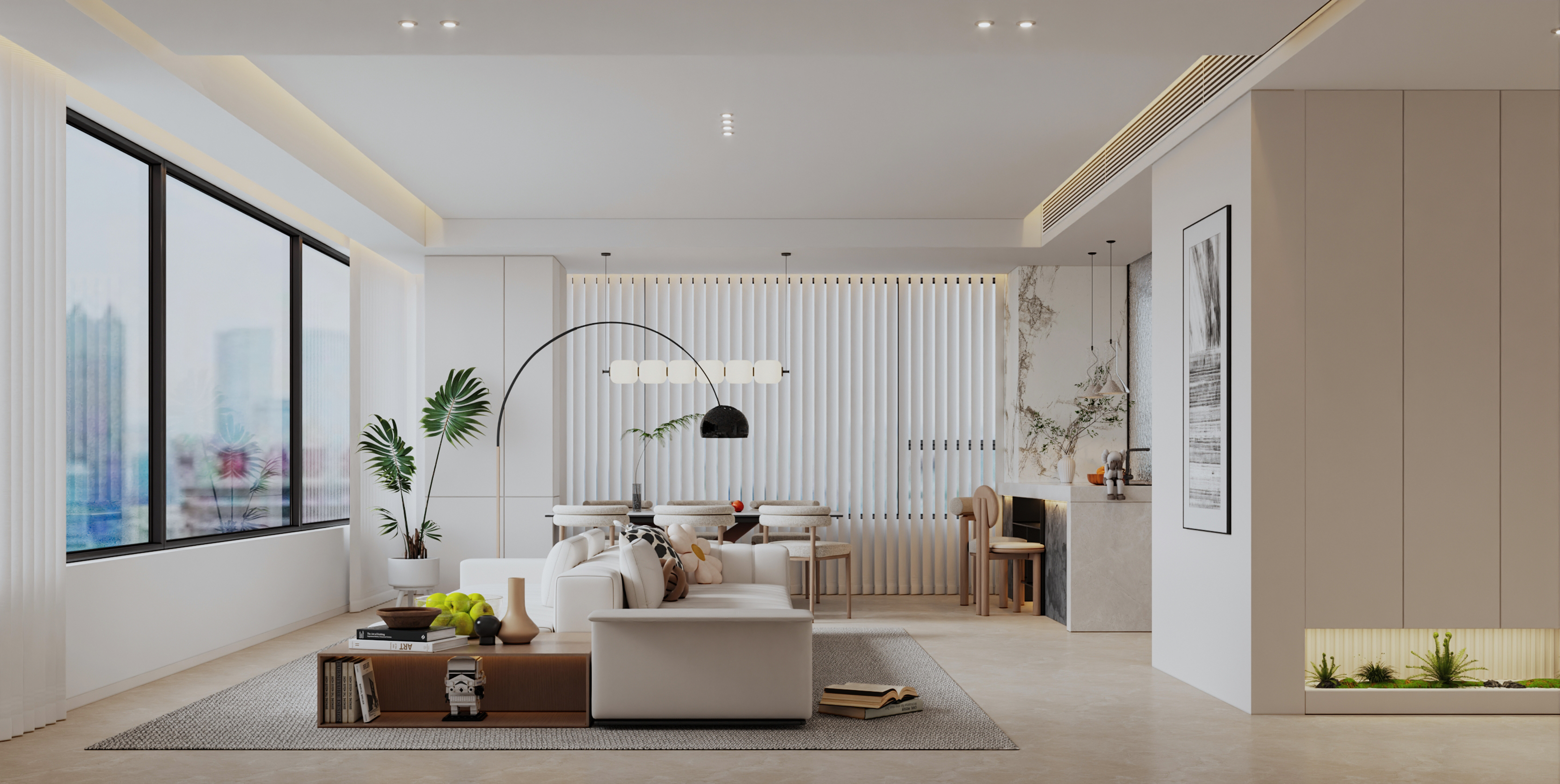 武汉-华侨城红坊 200平奶油风效果图-0