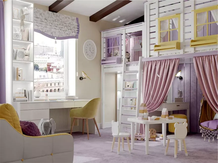 ≡ ➤ Многофункциональная мебель в детскую девочки ⋆ Фабрика мебели «Mamka™» ᐈ Эксперт детского пространства-3