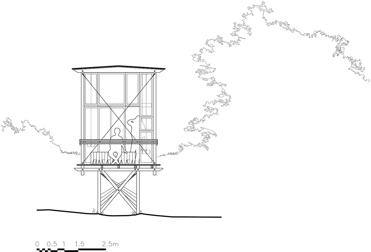 日本 tenjinyama 住宅 | 自然画布上的室内设计-30