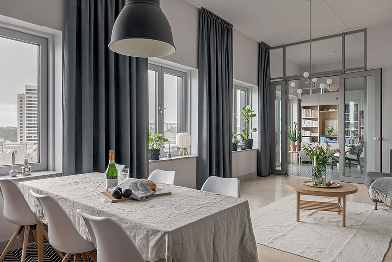 斯德哥尔摩新住宅楼里的阅读室公寓-10