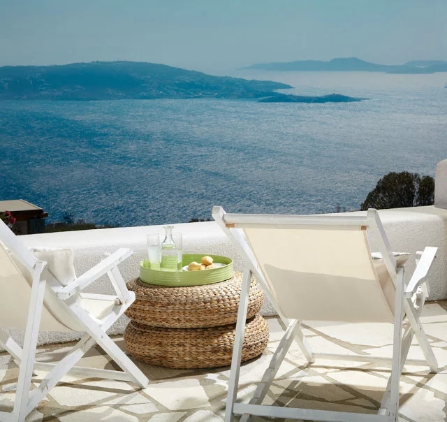 豪华别墅 现代风格希腊爱琴海边最纯粹的度假小屋-5