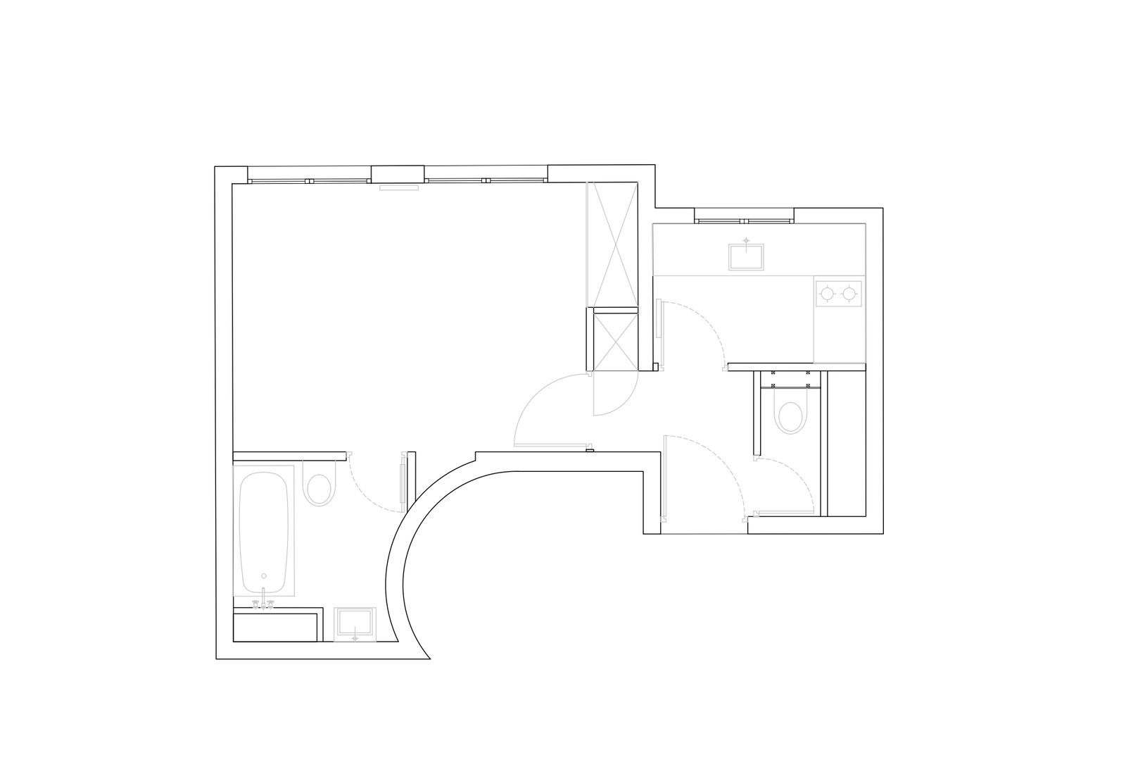 巴黎蒙马特25平米魅力小公寓丨法国巴黎丨Boclaud Architecture-54