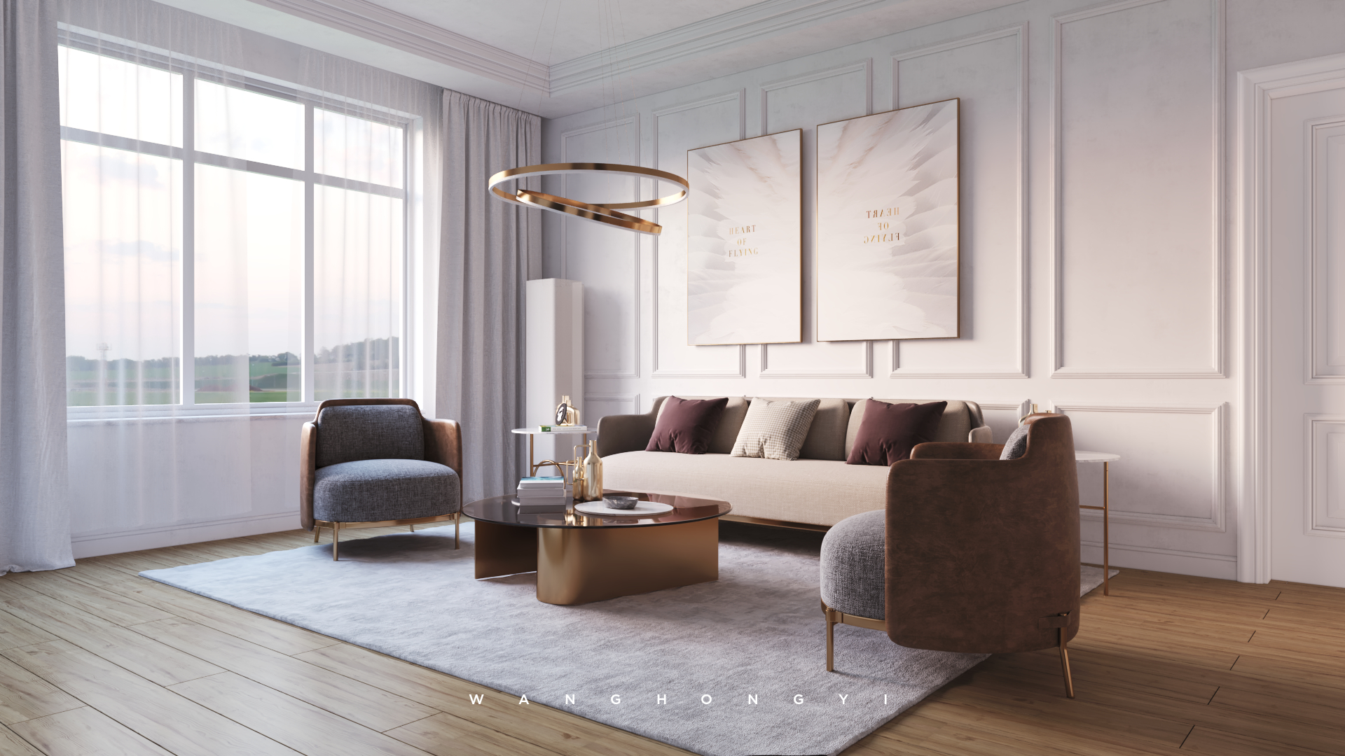 现代简约家居设计 | 3dsmax&vray4.1 的魅力展示-7