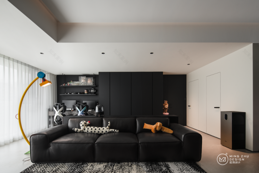 名筑设计实景l113m²属于年轻人的快乐屋。-27