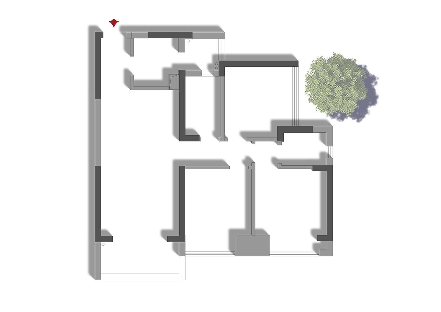 90 后两人一猫的惬意法式奶油风丨中国深圳丨那宅设计事务所-6