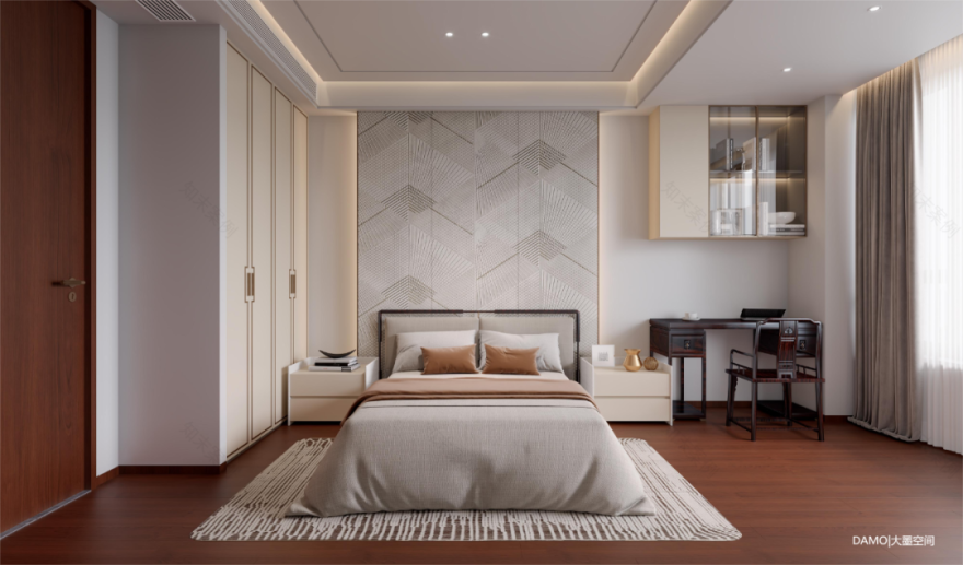 大墨空间 · 中海天玺 345m² 复式【新·中式】全案项目丨中国赣州丨赣州.大墨空间全案中心-38
