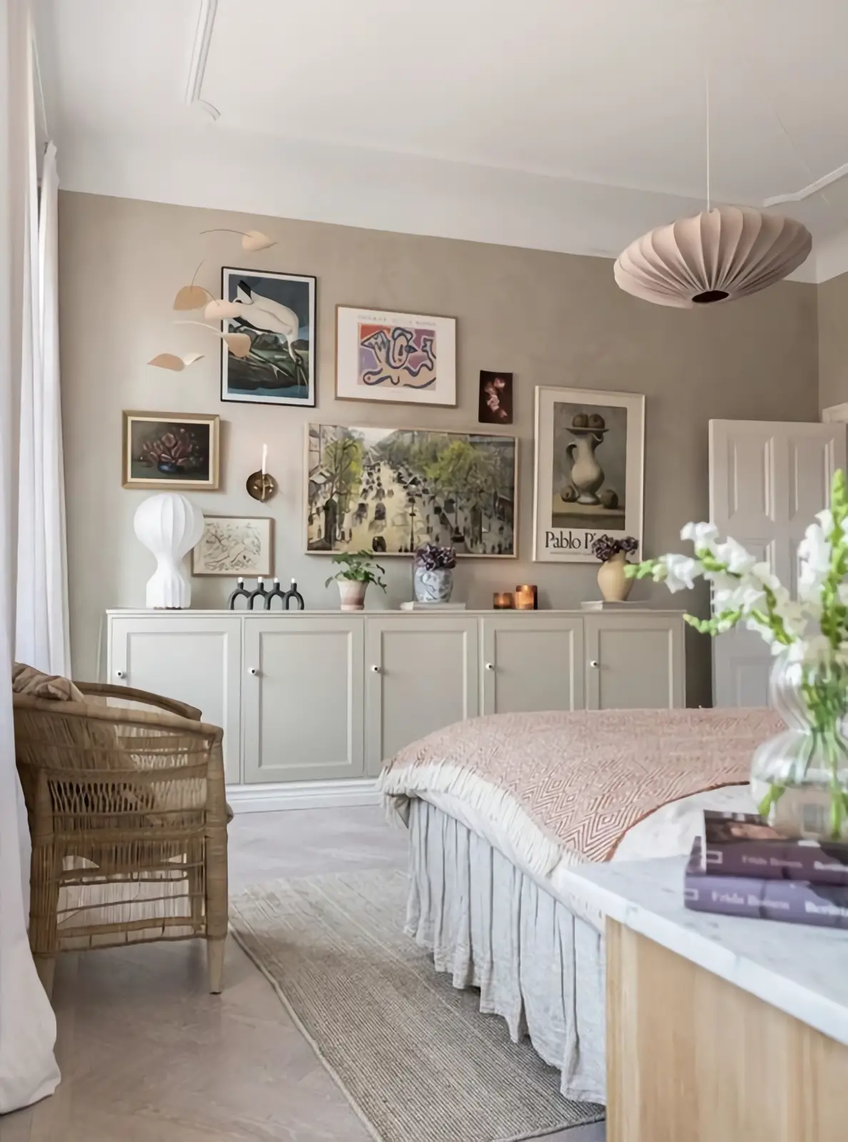 瑞典 1907 年艺术新浪潮公寓的温柔斯堪的纳维亚风格设计-14