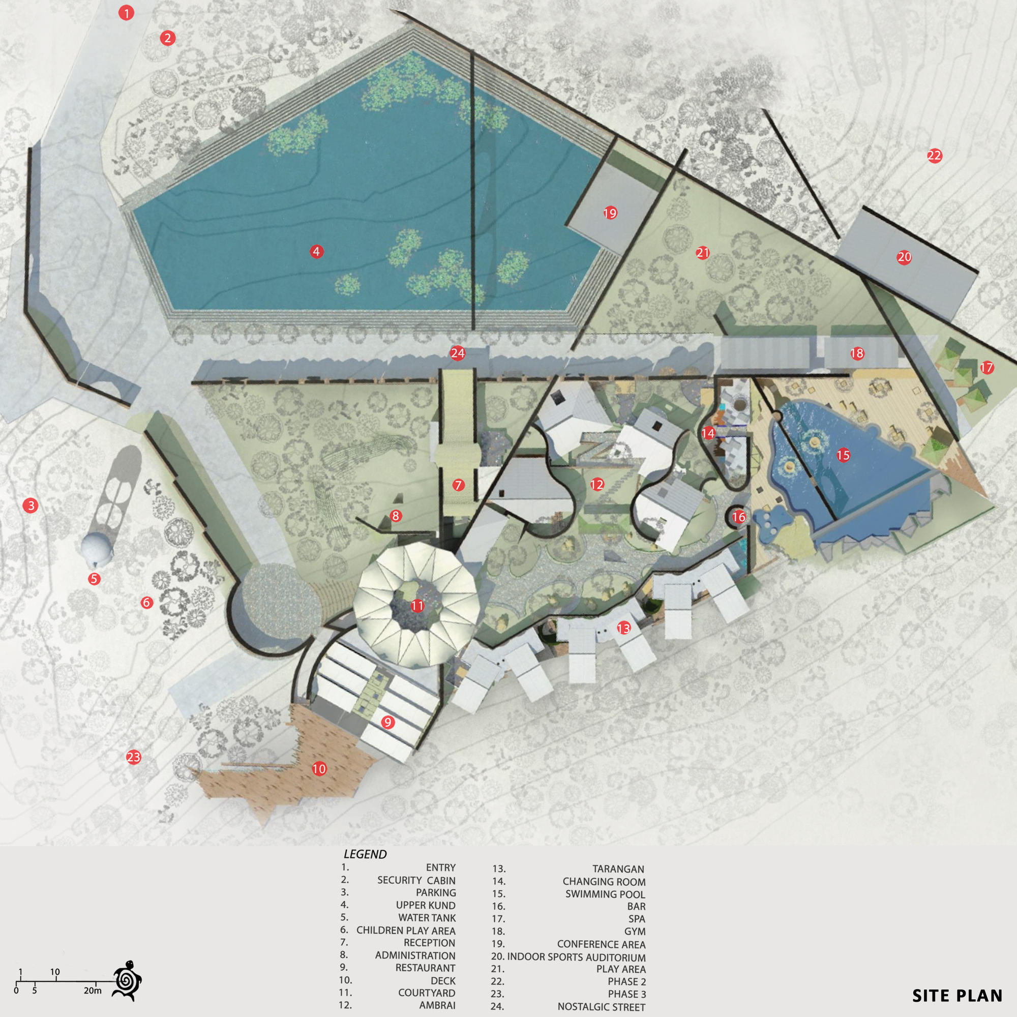 康丹静修度假村丨印度丨PMA madhushala-14
