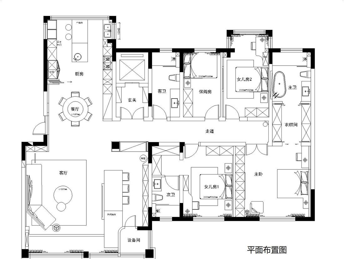 山景大平层,暗调质感的轻奢美-8