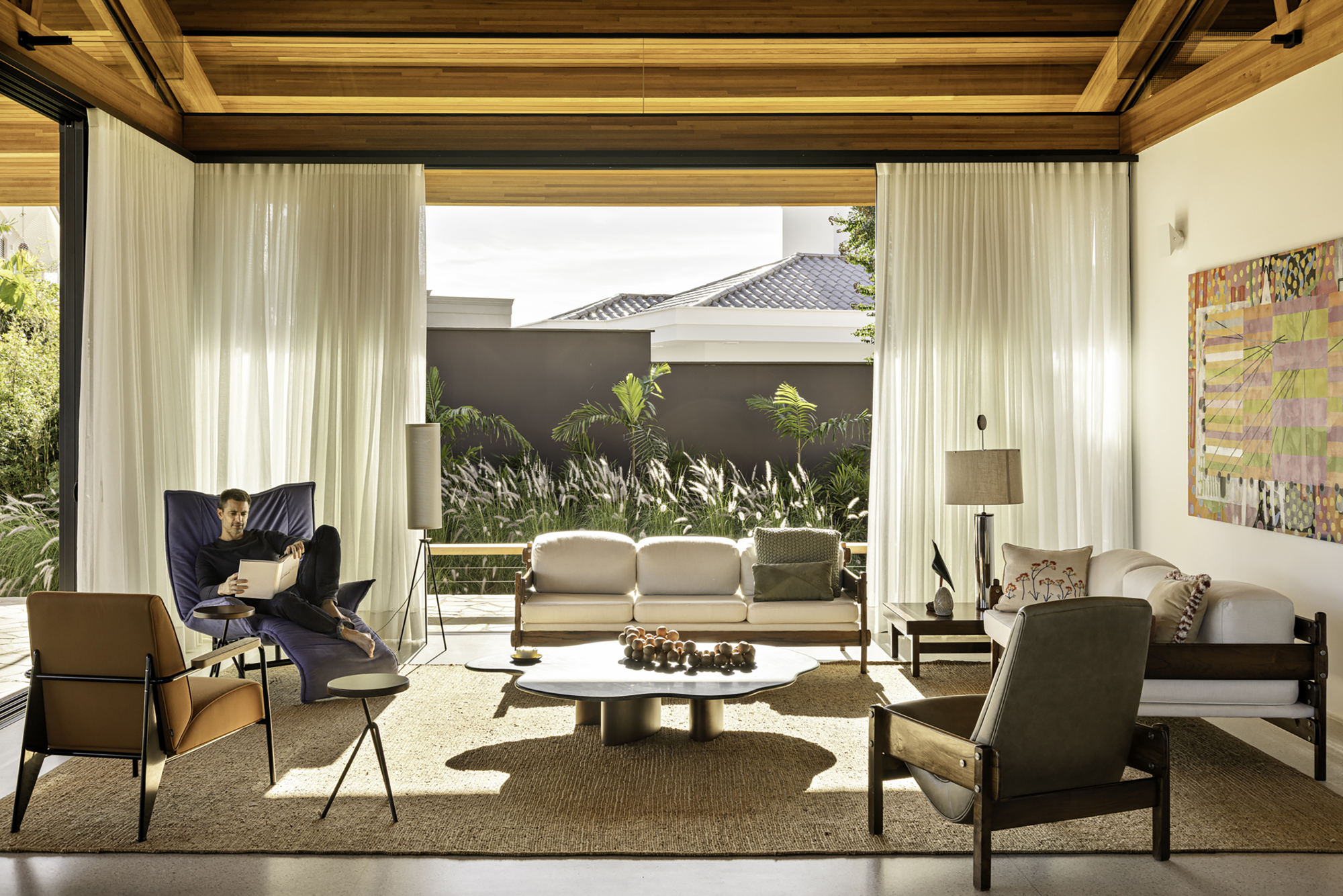 单层自建住宅丨巴西圣保罗丨Equipe Lamas设计-18