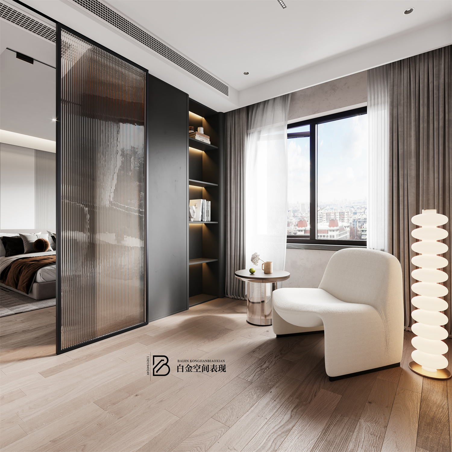 现代简约别墅设计，白金视觉演绎极致舒适-10