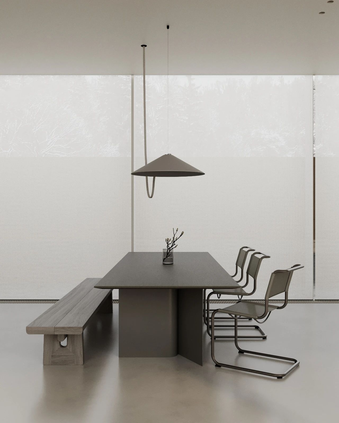 莫斯科地区豪华简约小屋丨俄罗斯莫斯科丨NUMÉRO A,,ATELIER D’INTERIEUR-20