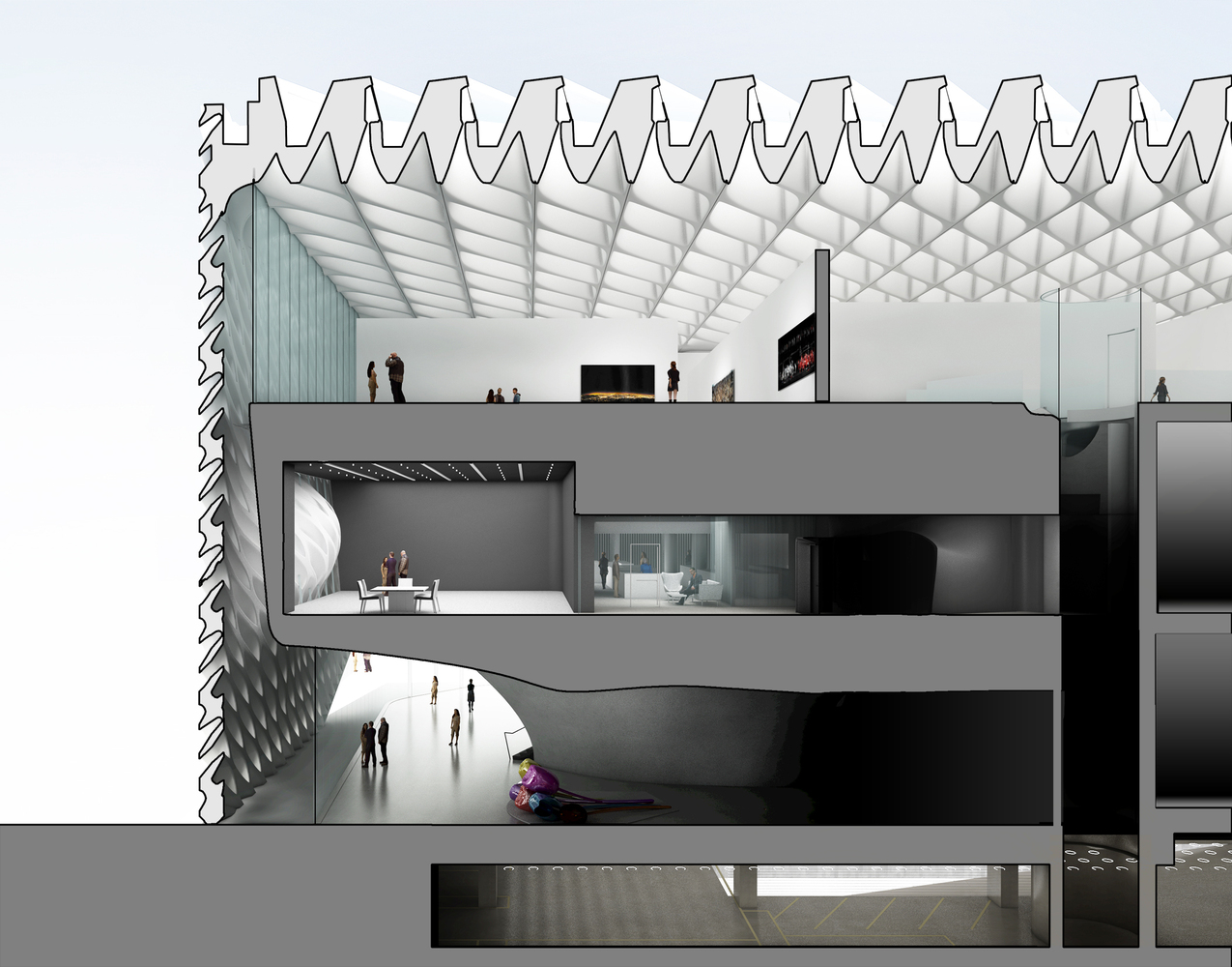 蒙上面纱的美术馆，小孔细开，窥探内部珍宝-16