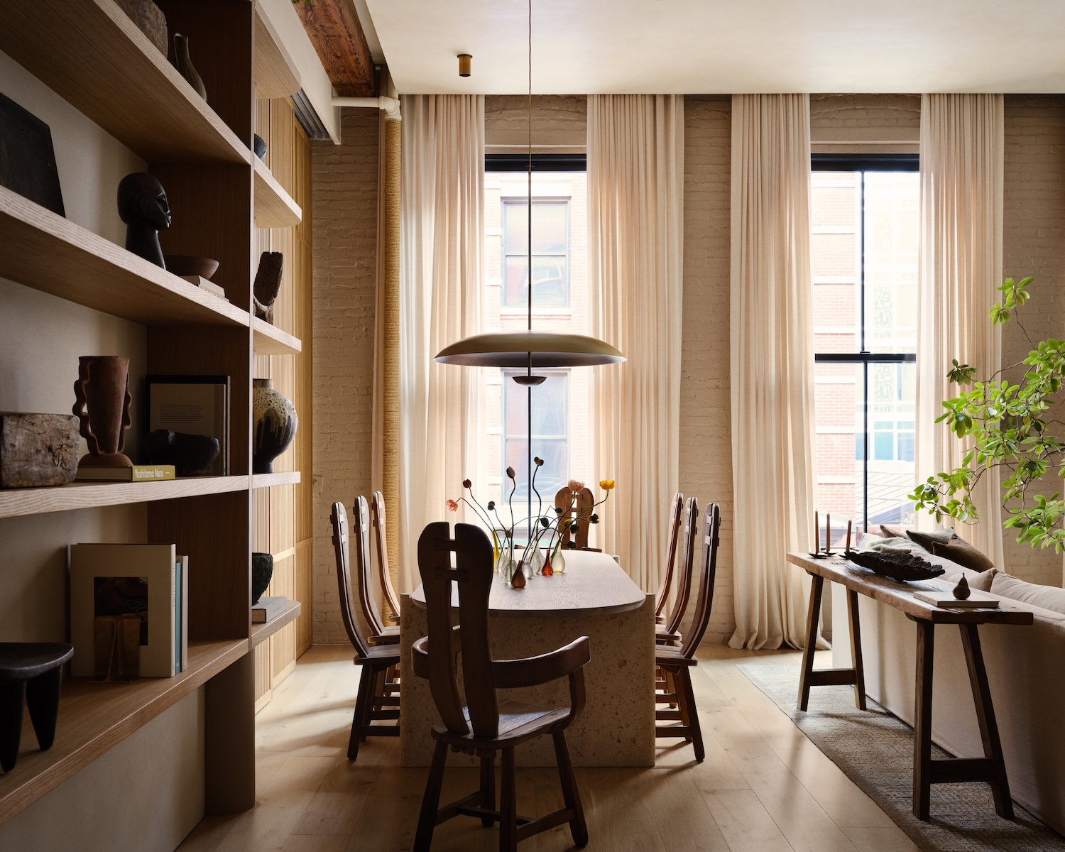 16 Crosby纽约极简主义公寓丨美国纽约丨Ember Studio的Steph Betesh-16