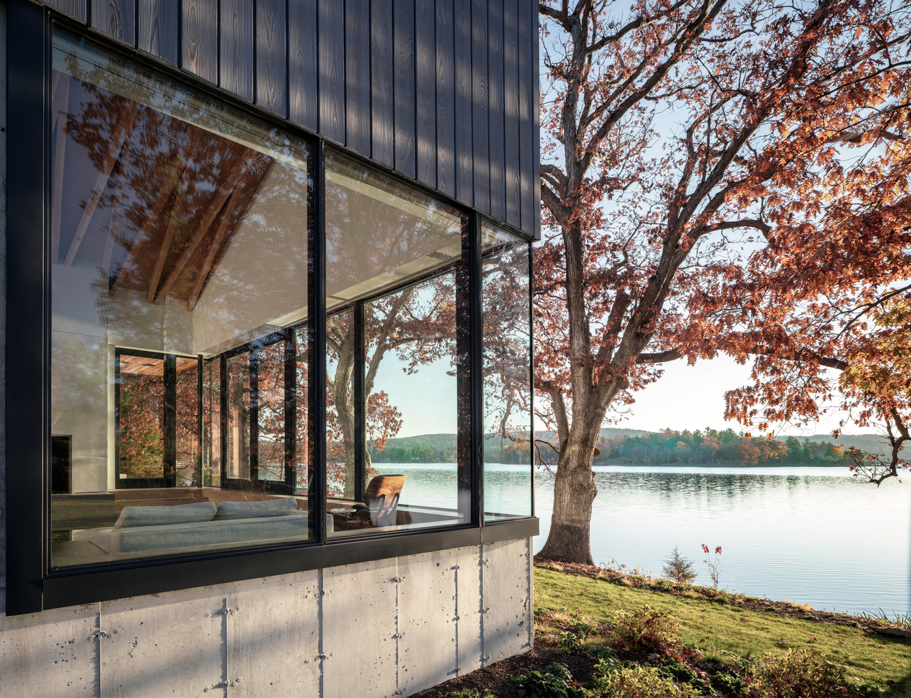 美国 Copake 湖边别墅丨Desai Chia Architecture-14