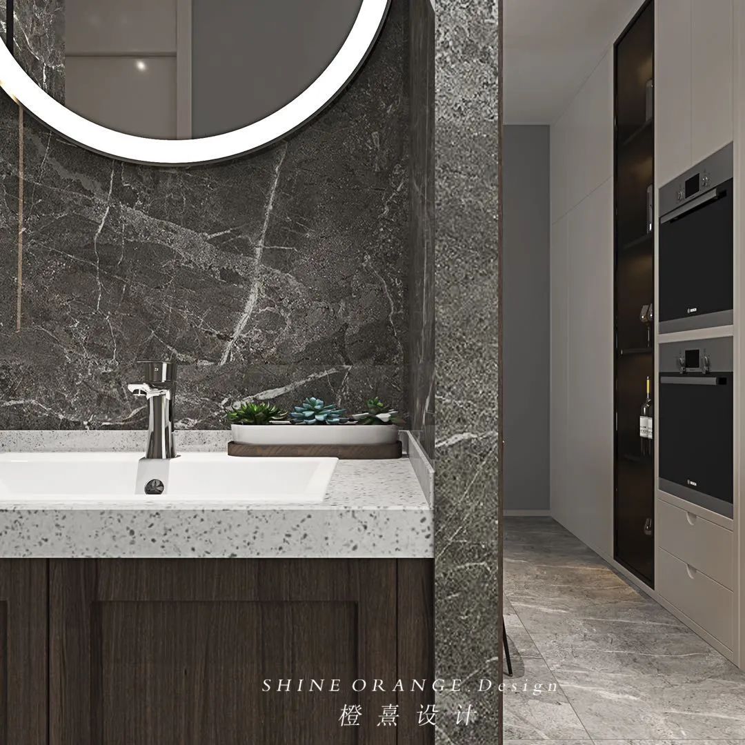 橙熹设计-- 武汉 100m²新家,疫情期间的温暖礼物-34