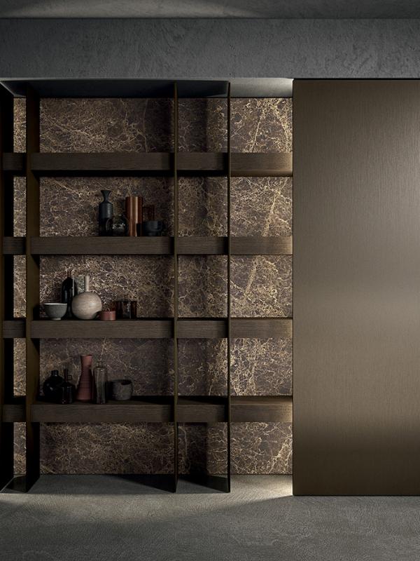 Bibliothèque Blade séjour, meubles modernes | Modulnova Living-6