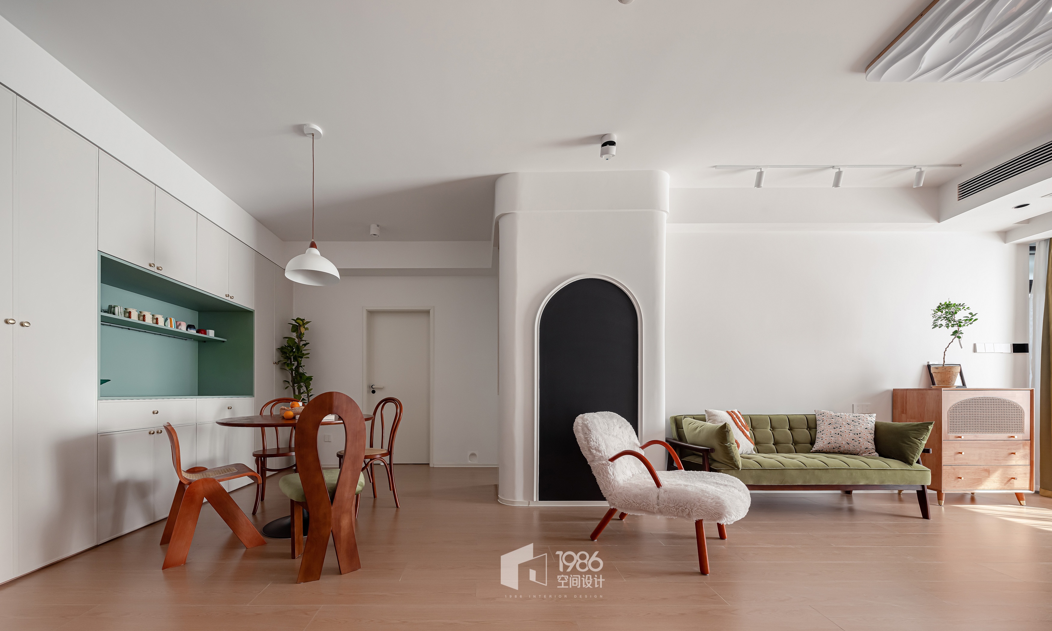 原木混搭风住宅设计丨中国长沙丨1986 设计-4