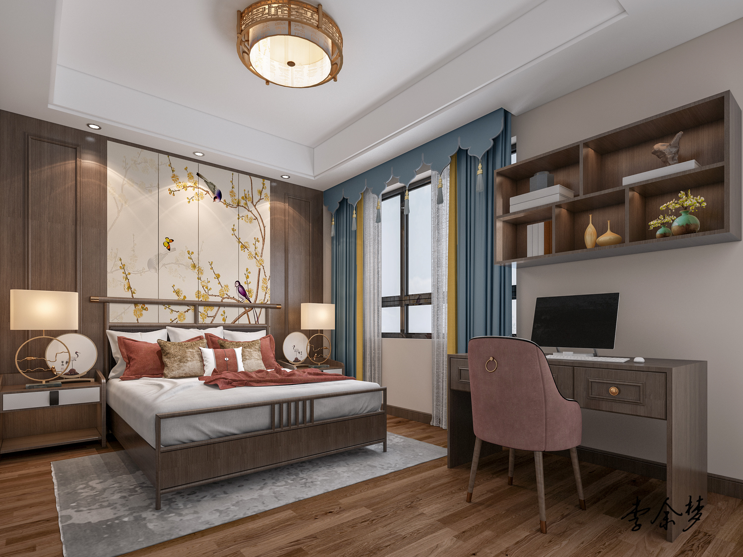 新中式山水画境诗意家居-11