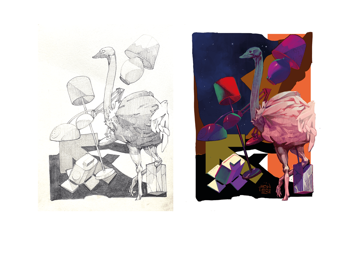 自然之设计 · 光影交错的抽象景观-1