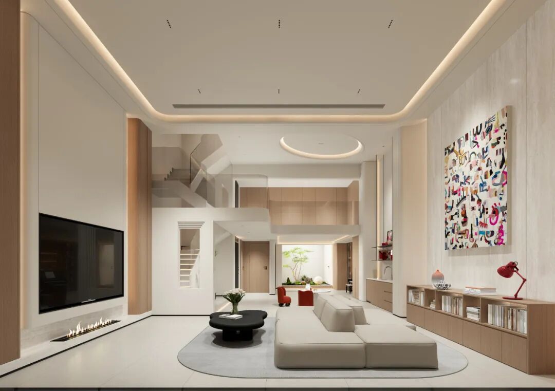 HK上策设计【建发·碧湖双玺别墅】现代简约风格-12