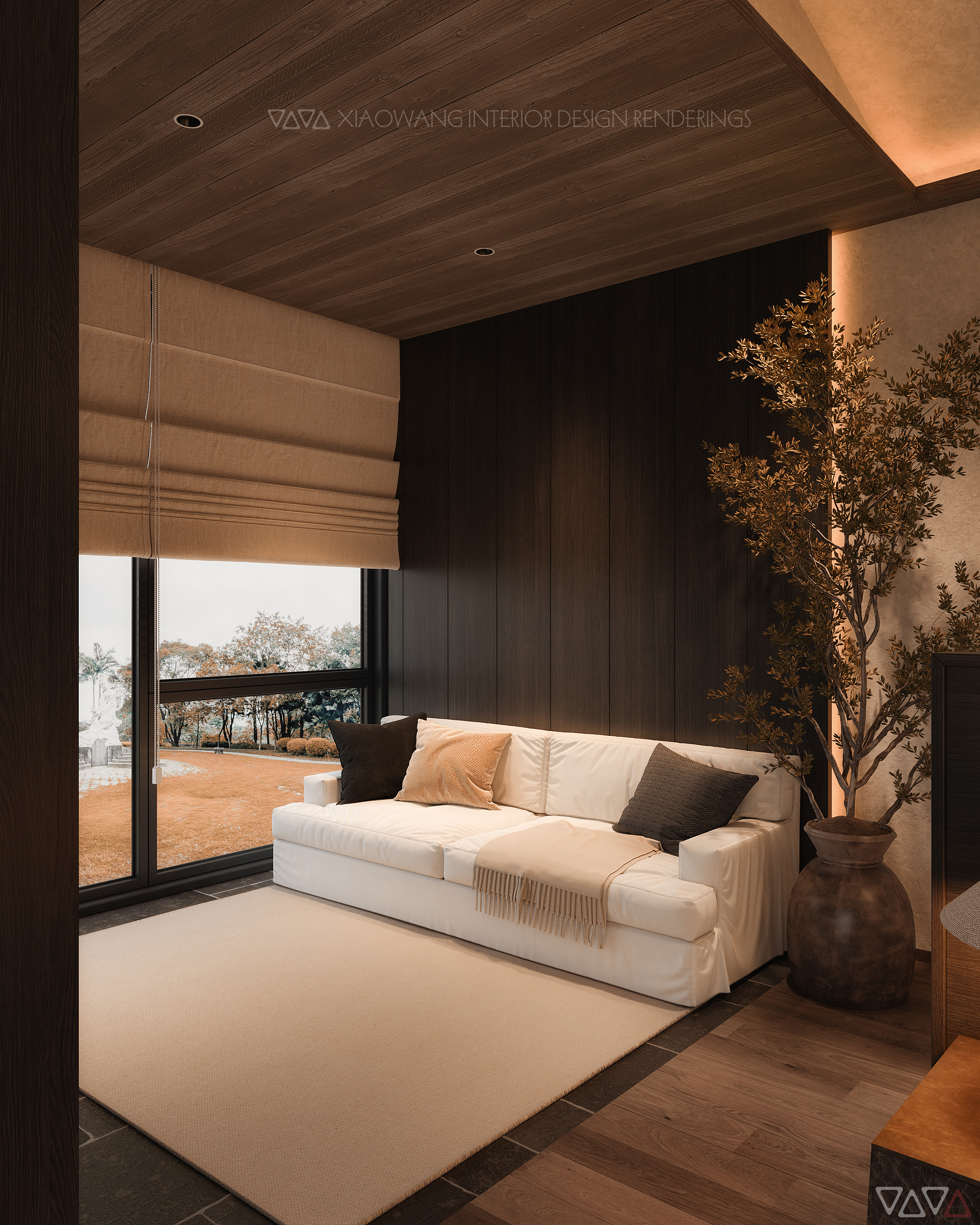 中古风民宿效果图-11