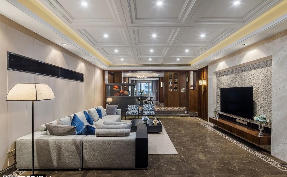 轻奢禅意空间,美式家具体验-14