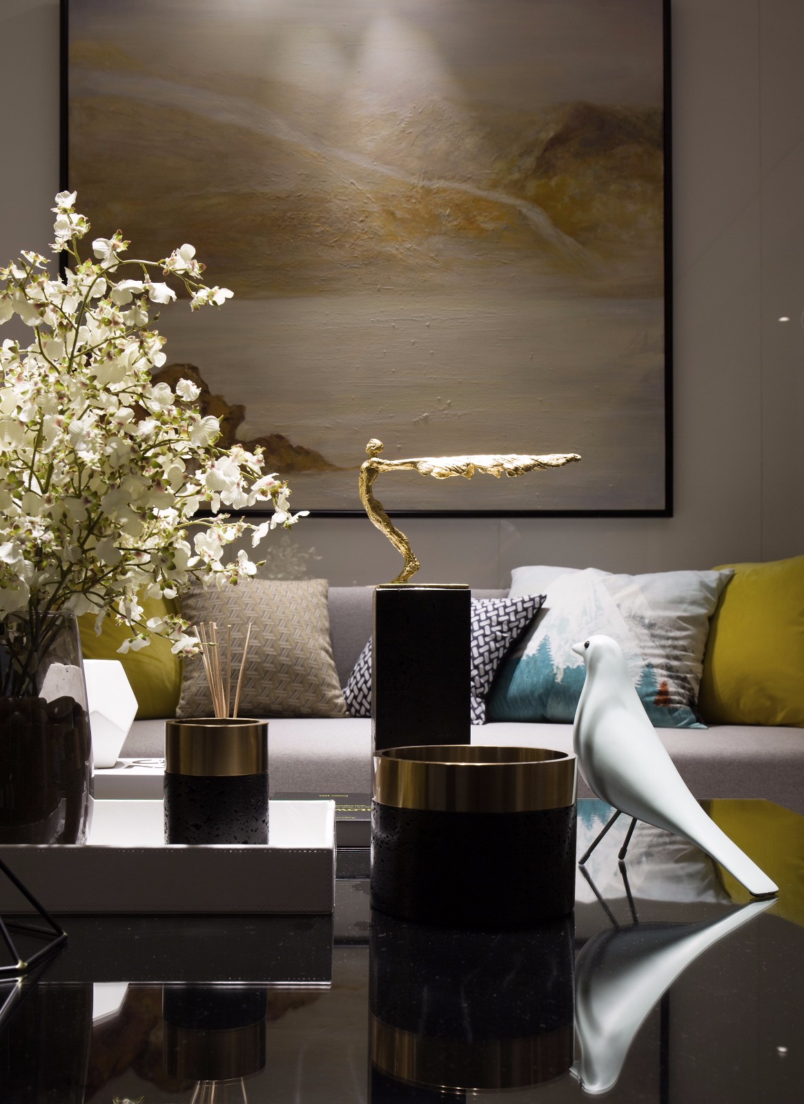 物上空间设计丨150㎡ 现代时尚居住空间，演绎“调剂”生活丨物上空间设计-12