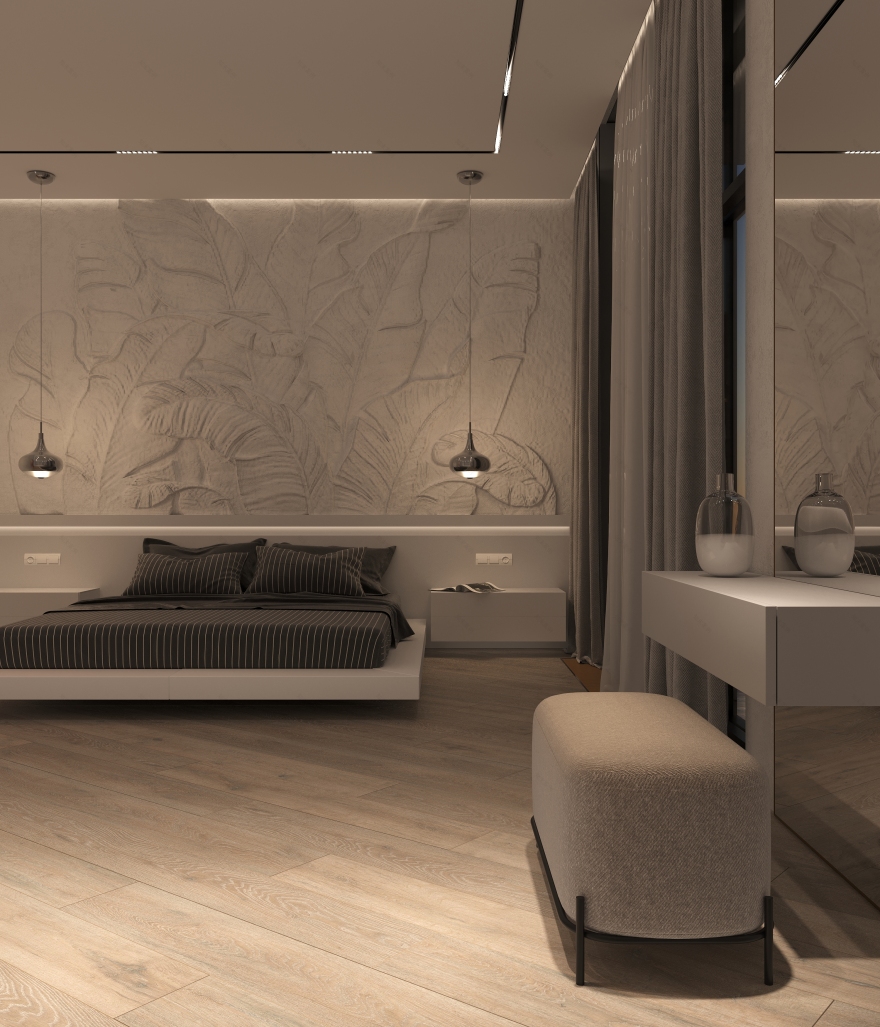 Contemporarie style apartments可视化项目丨tetiana_visual_3d-37