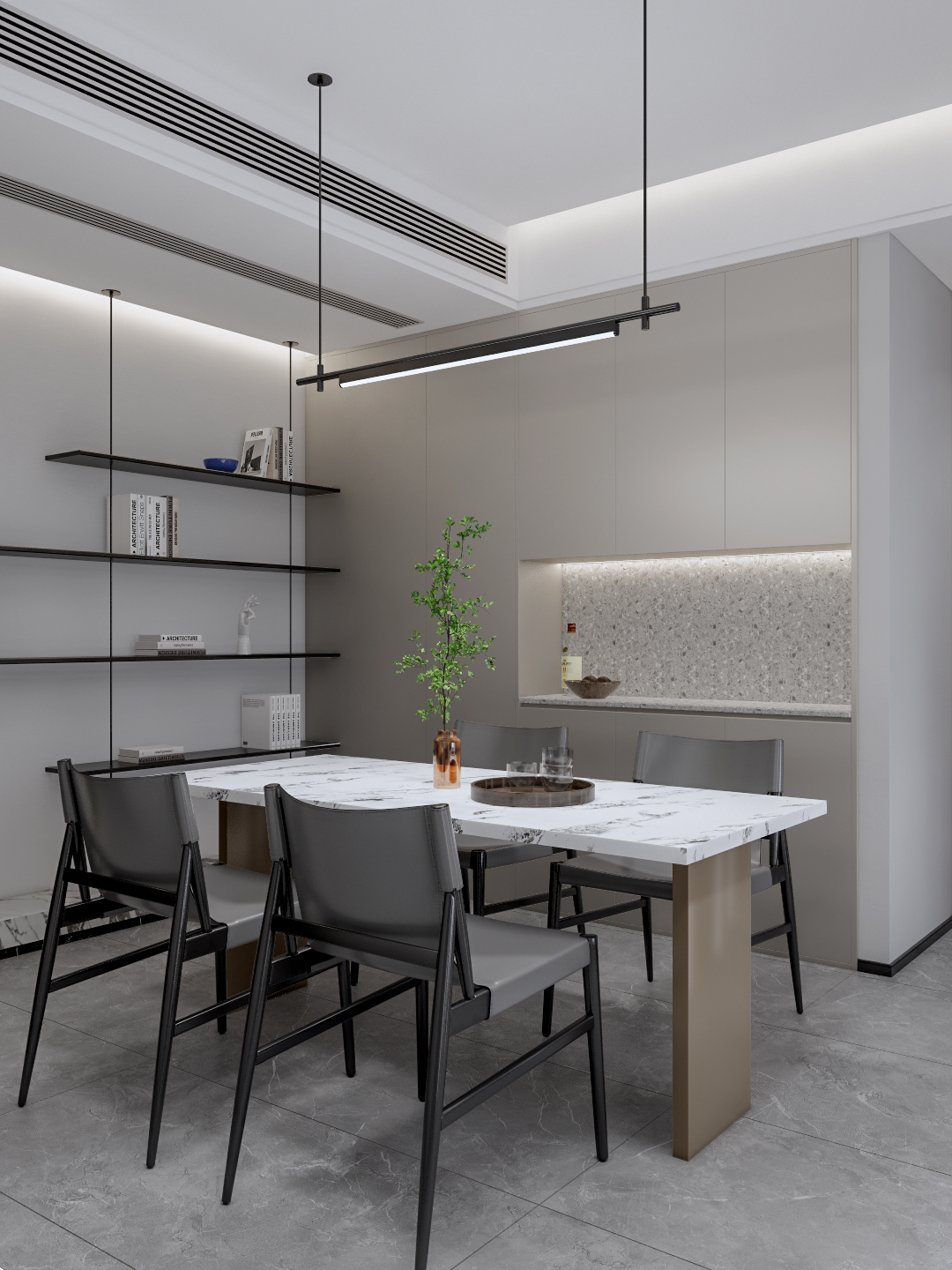 现代极简黑白灰|Modern minimalist black and white gray-1