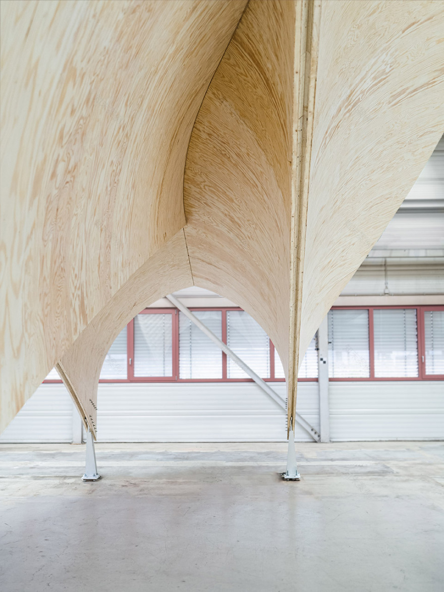 美国 HygroShell 研究展亭丨ITECH 研究生项目的建筑师和工程师,斯图加特大学 IntCDC-5