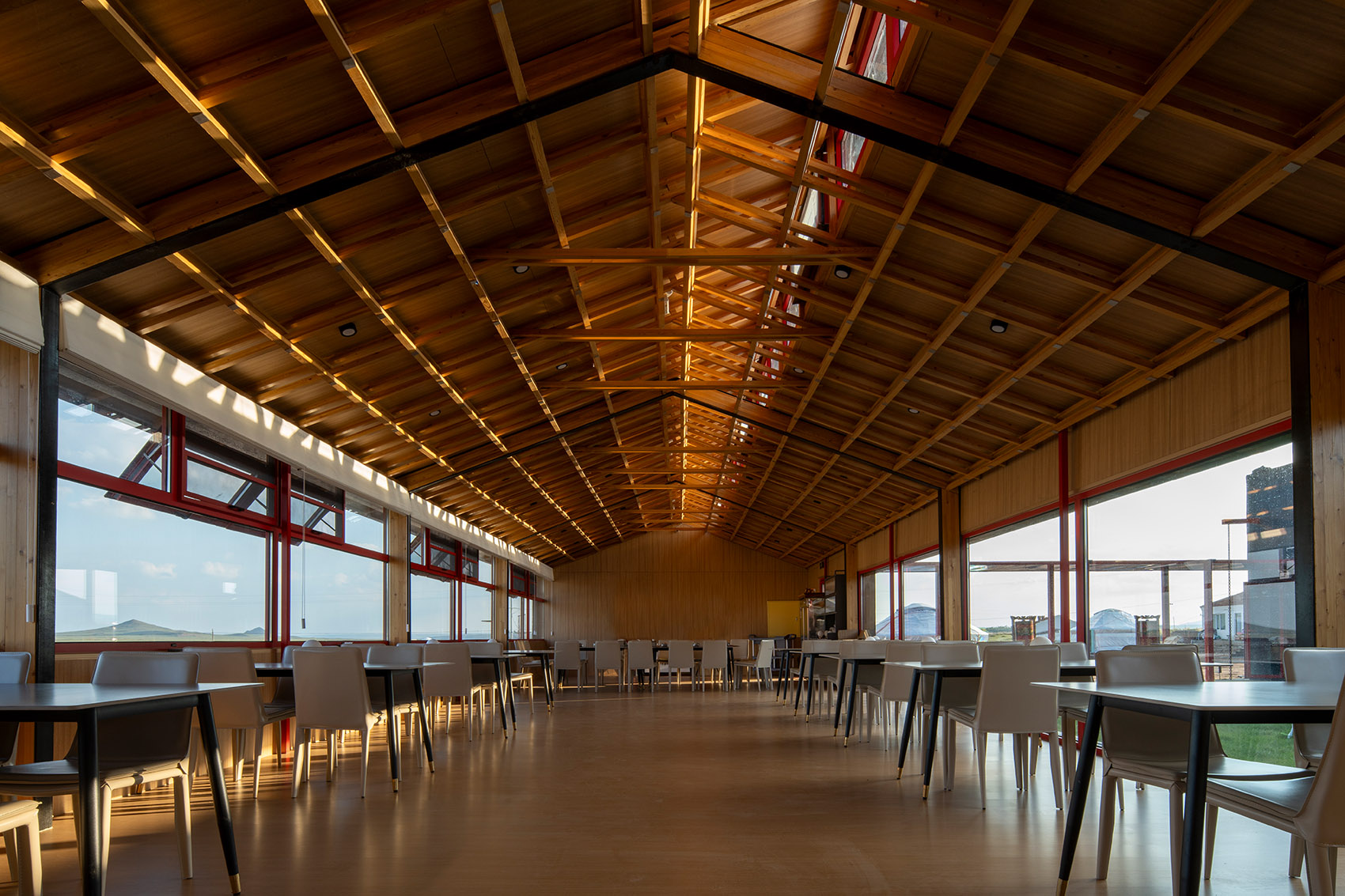 乌兰哈达火山無热宇宙草原新宿丨蒙古丨阁尔建筑-40