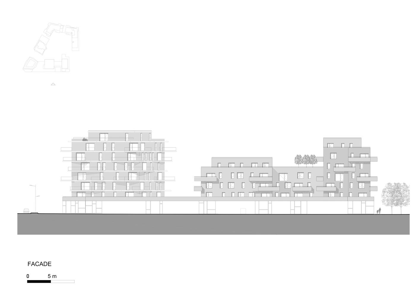 Jeanne D´Arc Residence 建筑设计丨法国丨Christophe Rouselle Architecte-38