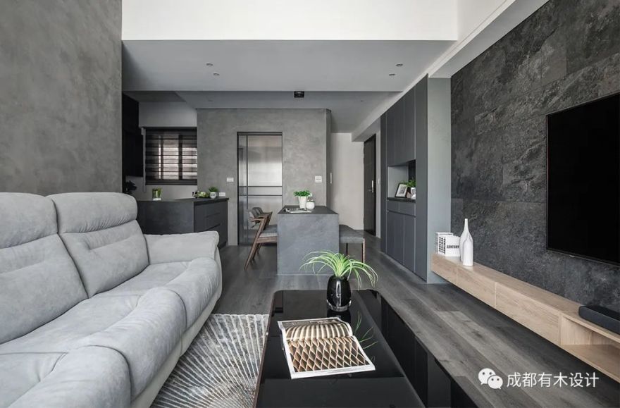 灰调工业风纹理感居所丨淳品-18