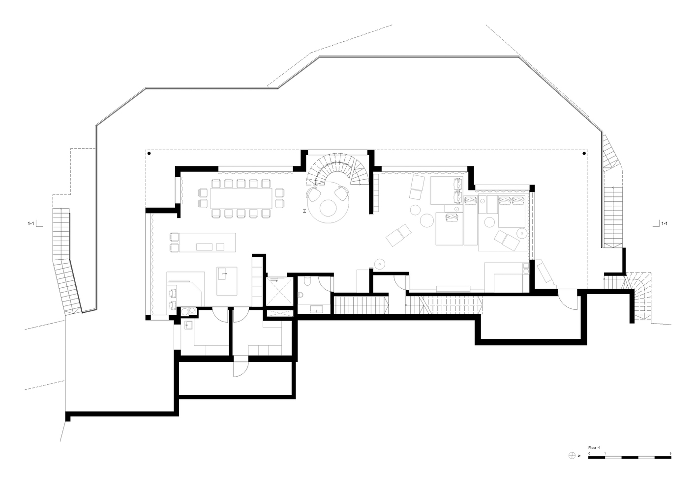 奥地利阿尔卑斯山脉 Chalet D 度假别墅丨monovolume architecture + design-14