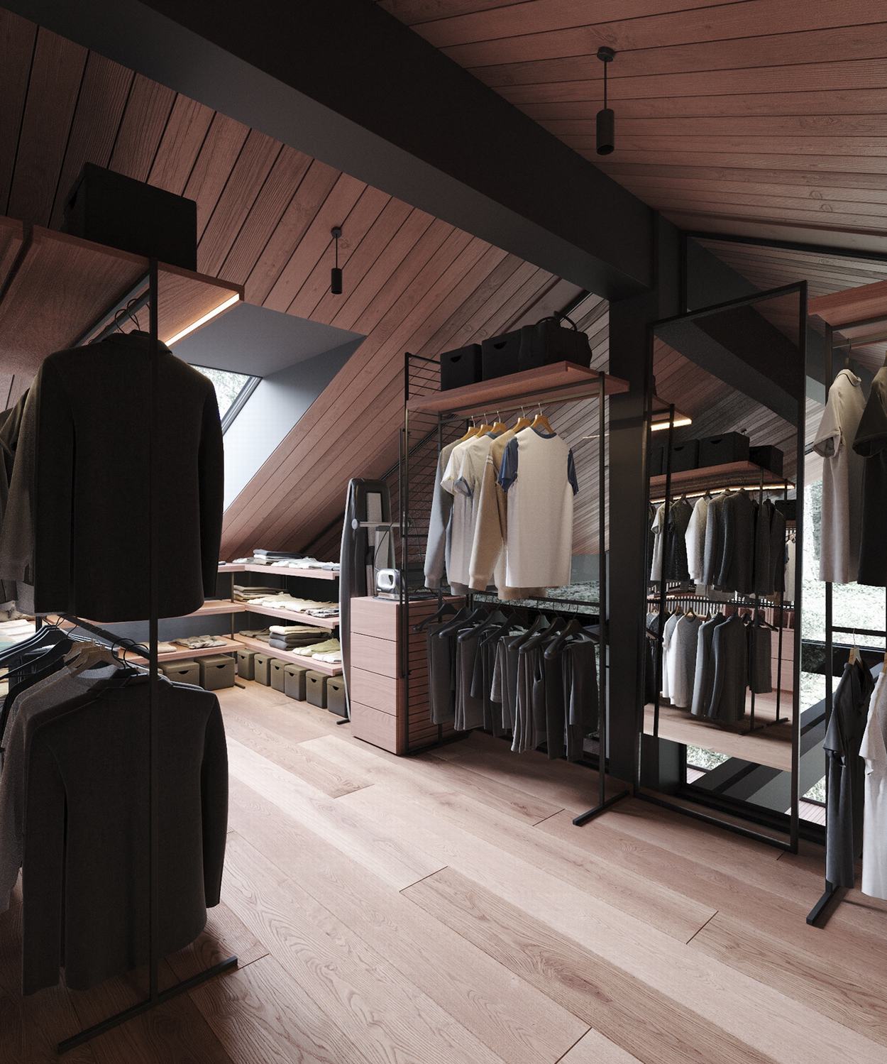 莫斯科森林中的自然共生别墅丨Stephen Tsymbaliuk-35