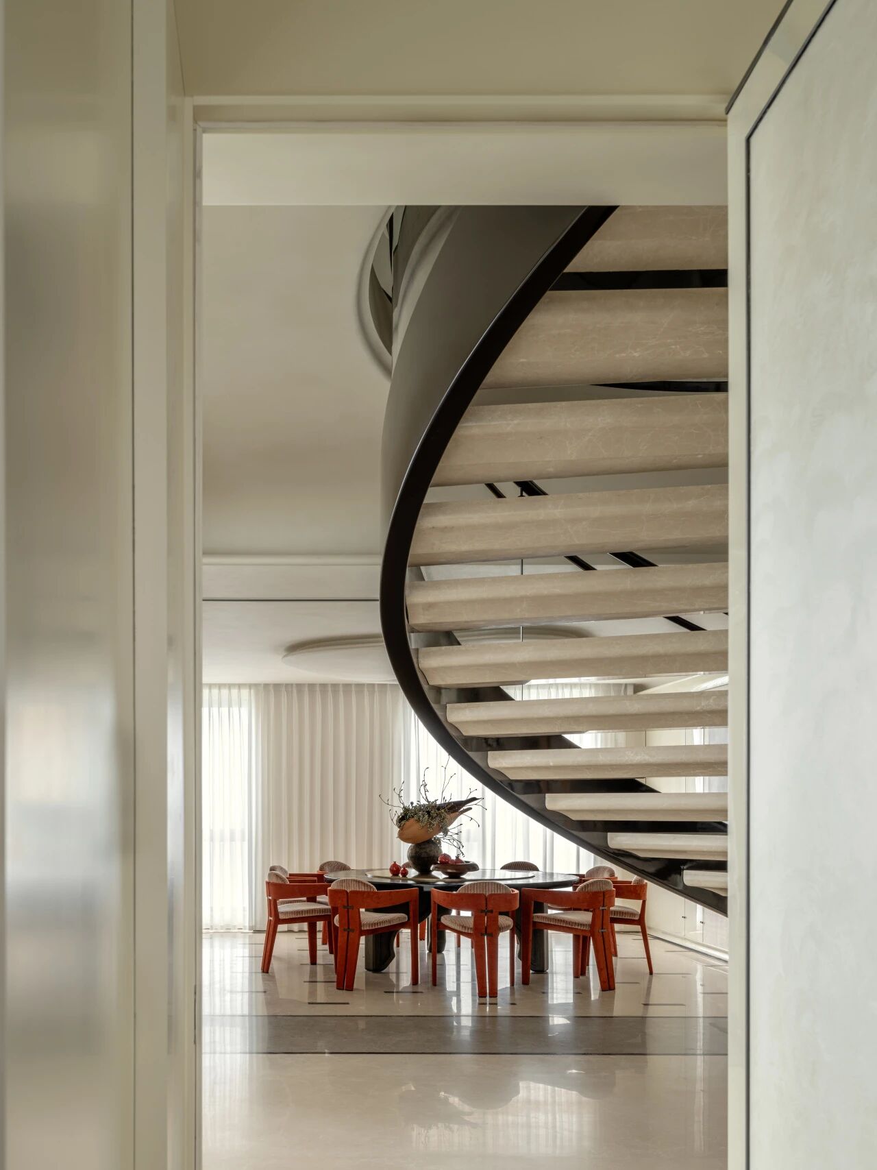 武汉天地云廷Lariva22·顶奢复式豪宅丨中国武汉丨召禾设计-14