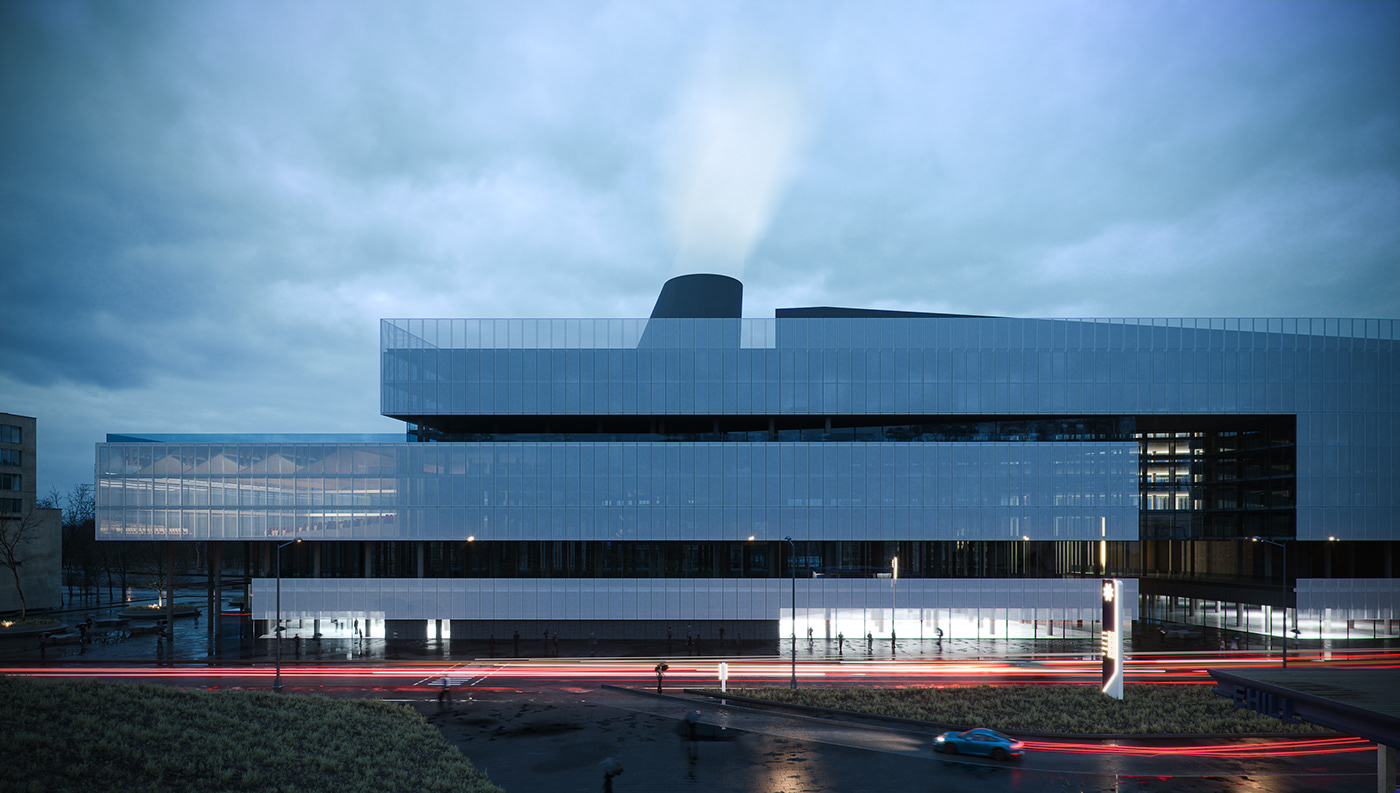 绿松石线办公中心概念设计丨乌克兰哈尔科夫丨Evgeniy Kolesnikov-13