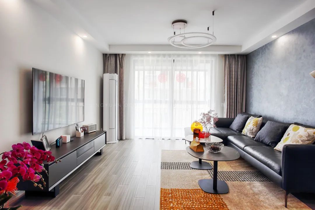 境远装饰 | 90 平现代黑白灰二居室,个性舒适空间-33