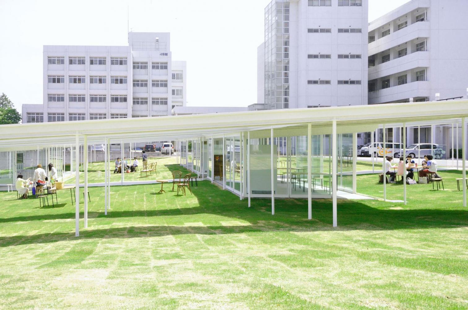 大学校园扩建 | 单层钢构，内外互通的开放空间-7