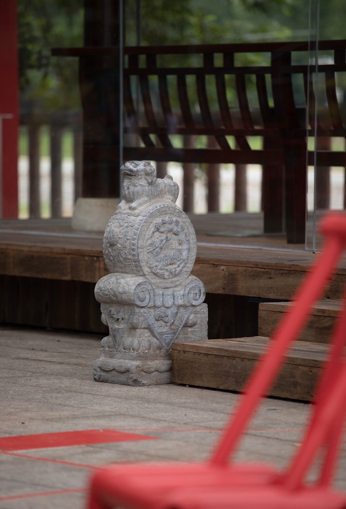 《月下赤亭》·旧景观亭的新生丨中国宣城丨舍近空间设计事务所-37