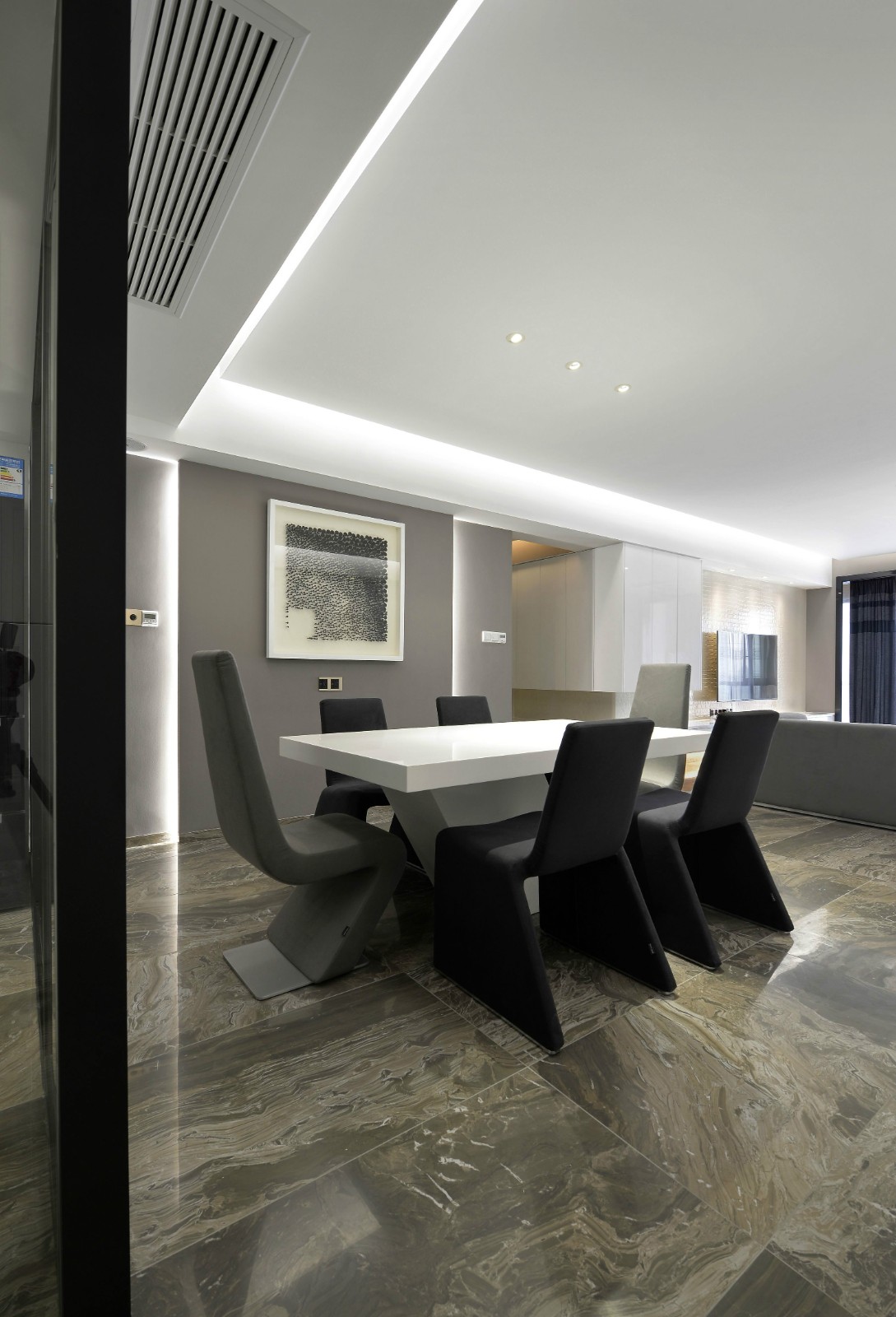 黑白灰艺术之美·舒适简约室内设计案例-10